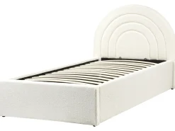 Letto contenitore per bambini Bouclé ANET 90 x 200 cm Bianco sporco