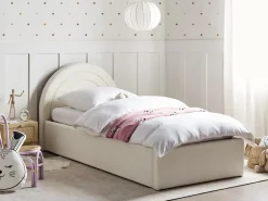 Letto contenitore per bambini Bouclé ANET 90 x 200 cm Bianco sporco