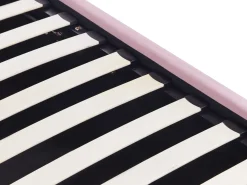 Letto contenitore per bambini Velluto ANET 90 x 200 cm Rosa