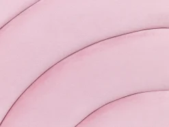 Letto contenitore per bambini Velluto ANET 90 x 200 cm Rosa