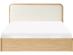 Letto contenitore PEROUGES 180 x 200 cm Marrone chiaro