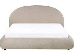 Letto contenitore Tessuto GRASSE 180 x 200 cm Tortora