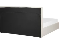 Letto contenitore Tessuto VION 180 x 200 cm Beige chiaro