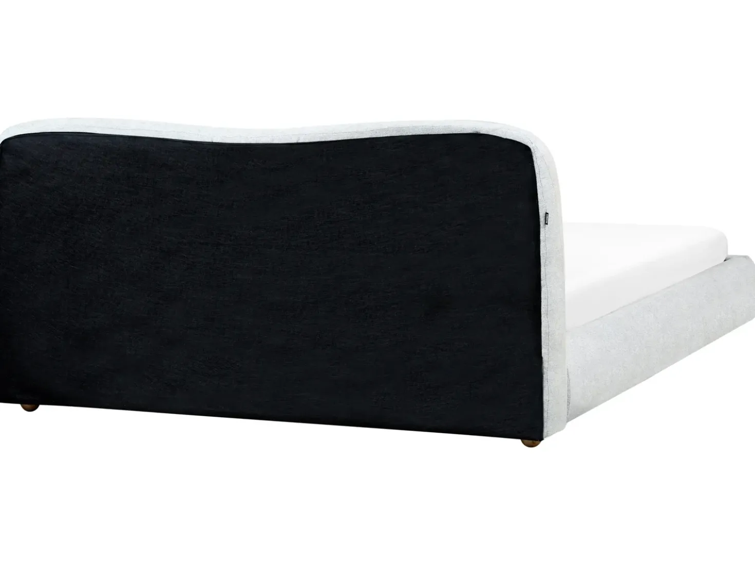 Letto contenitore Tessuto BLAGNAC 180 x 200 cm Grigio chiaro