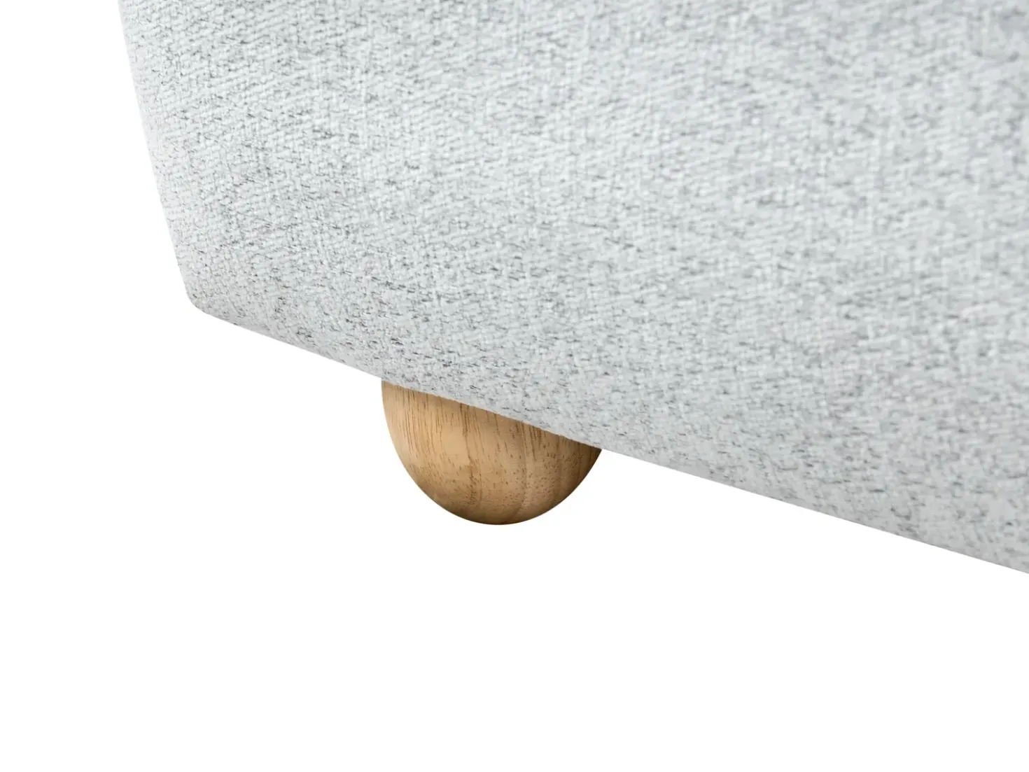 Letto contenitore Tessuto BLAGNAC 180 x 200 cm Grigio chiaro