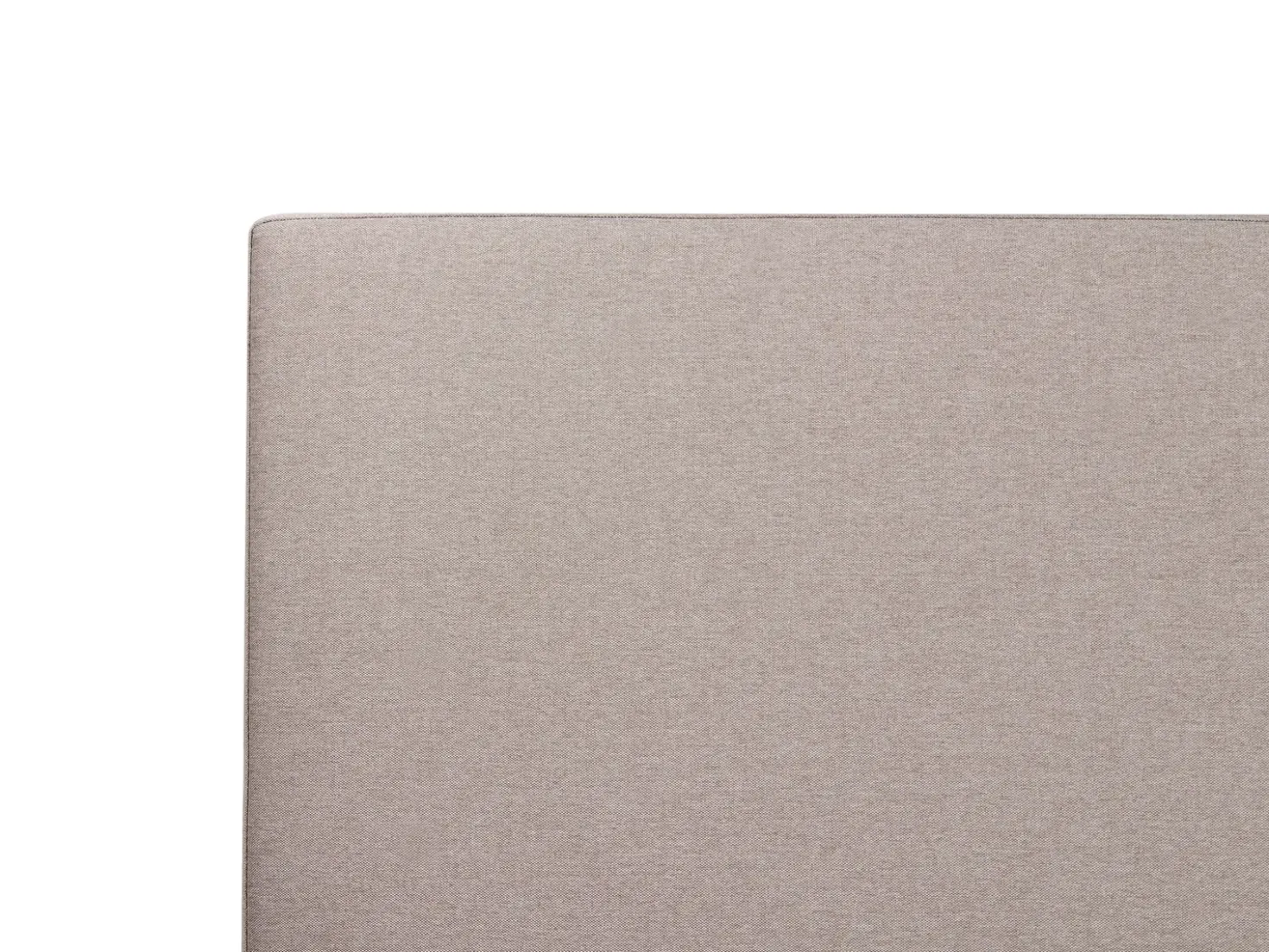Letto contenitore Tessuto CASTELNAVET 180 x 200 cm Tortora