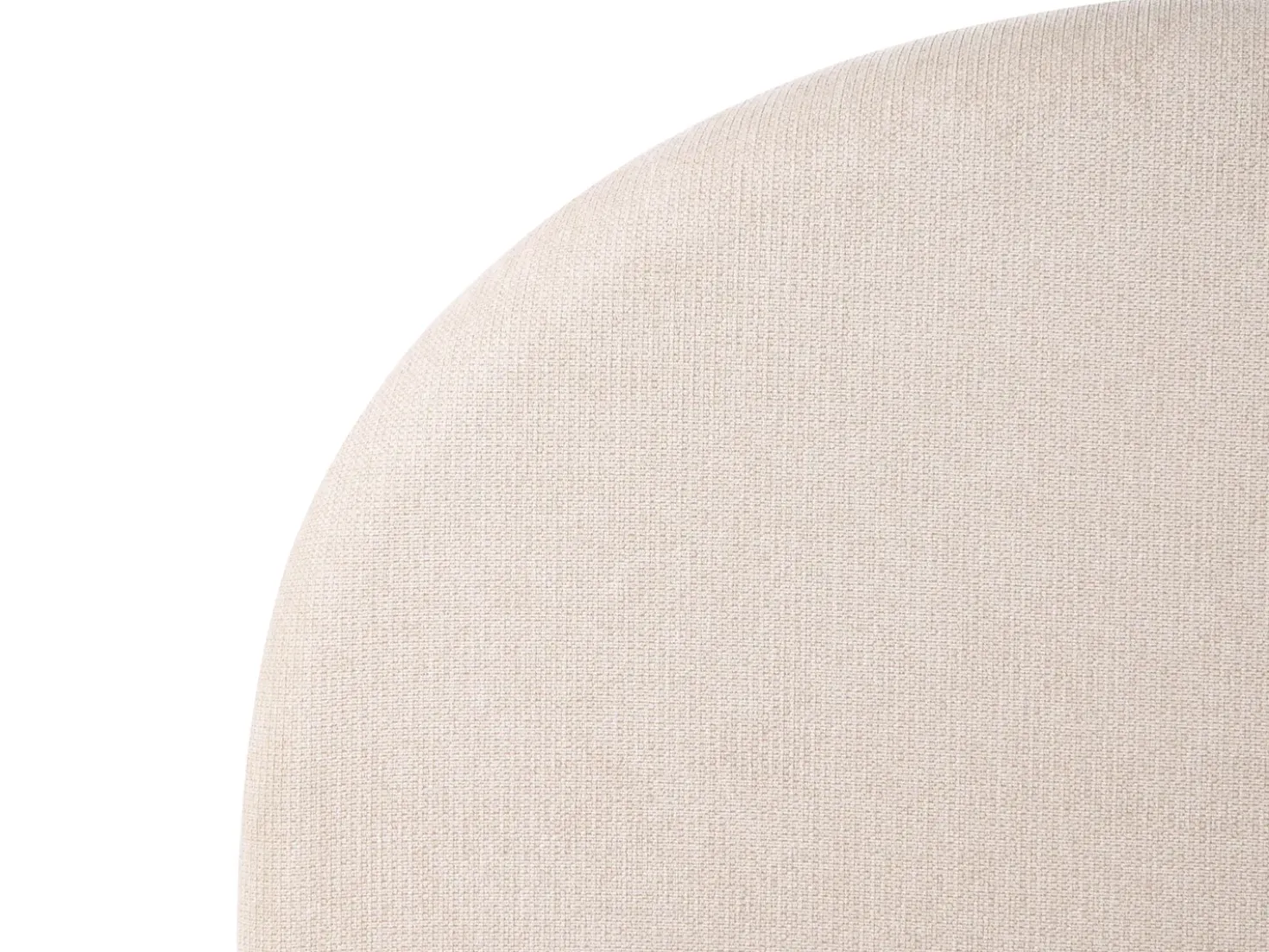 Letto contenitore Tessuto GRASSE 180 x 200 cm Beige chiaro