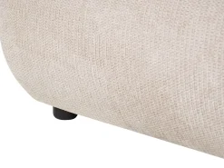Letto contenitore Tessuto GRASSE 180 x 200 cm Beige chiaro