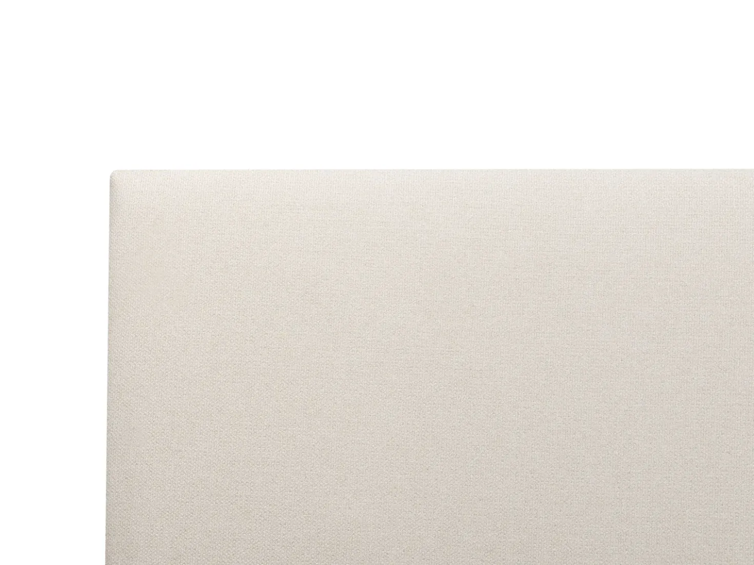 Letto contenitore Tessuto CAMPAGNE 180 x 200 cm Beige chiaro