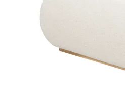 Letto contenitore Tessuto CAMPAGNE 180 x 200 cm Beige chiaro