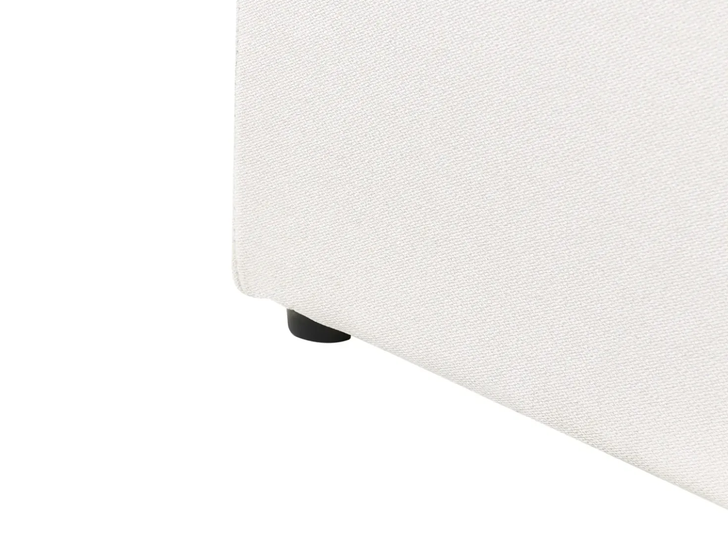 Letto contenitore Tessuto CHALLANS 180 x 200 cm Bianco sporco
