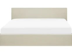 Letto contenitore Tessuto ORBEY 180 x 200 cm Beige chiaro
