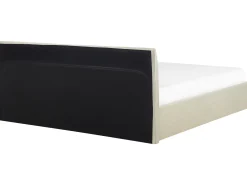 Letto contenitore Tessuto ORBEY 180 x 200 cm Beige chiaro