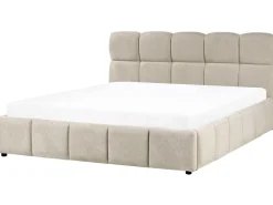 Letto contenitore Tessuto NOYON 180 x 200 cm Tortora