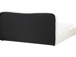 Letto contenitore Tessuto BLAGNAC 180 x 200 cm Bianco sporco