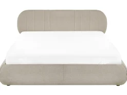 Letto contenitore Tessuto CAMPAN 180 x 200 cm Tortora