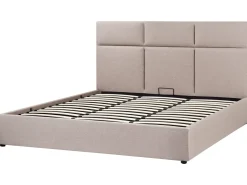 Letto contenitore Tessuto LAGORD 180 x 200 cm Tortora