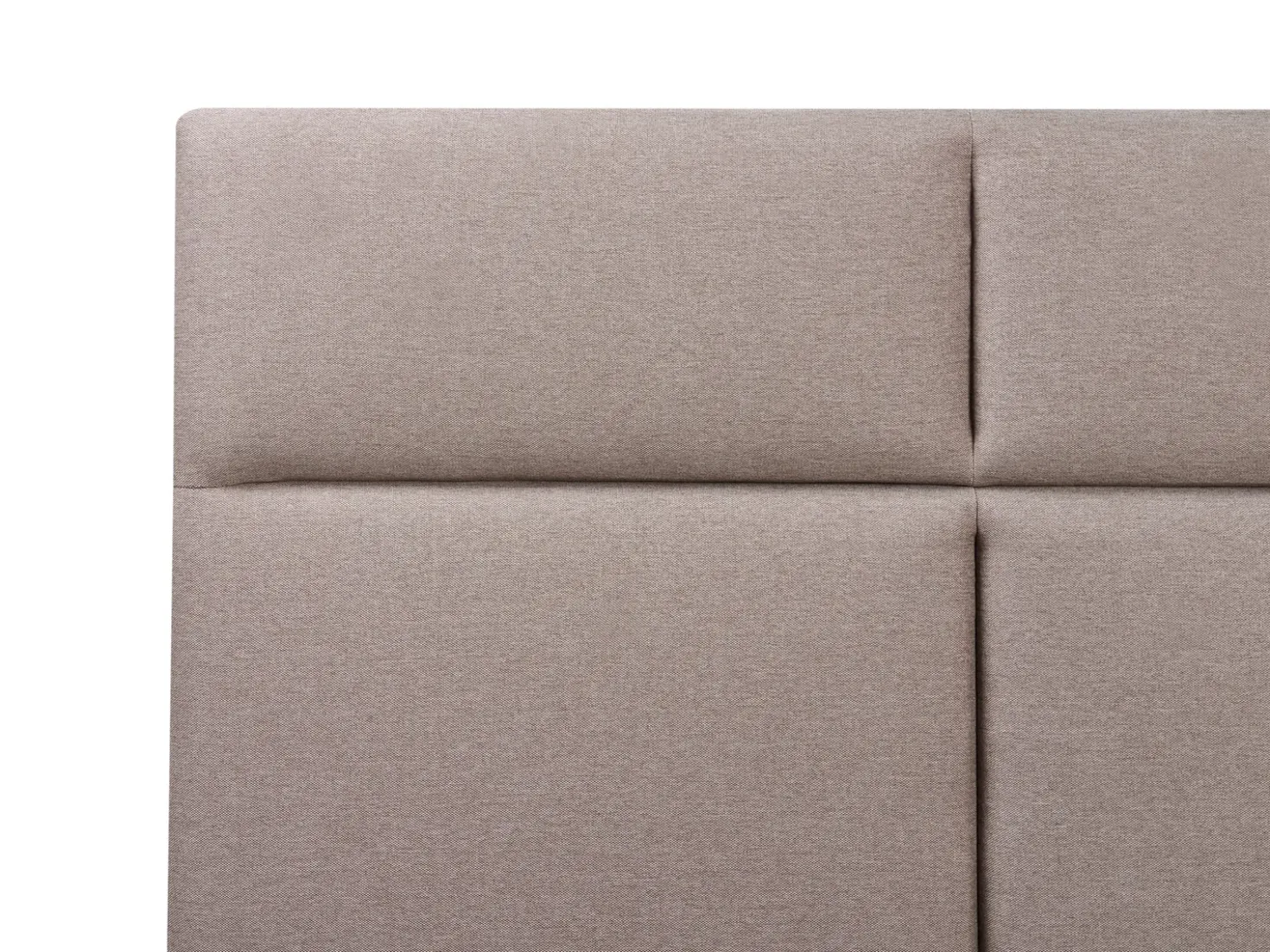 Letto contenitore Tessuto LAGORD 180 x 200 cm Tortora