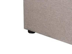 Letto contenitore Tessuto LAGORD 180 x 200 cm Tortora