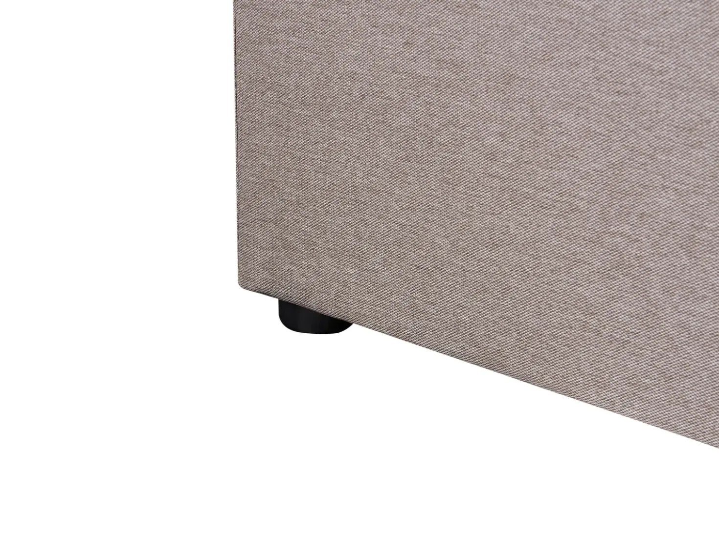 Letto contenitore Tessuto LAGORD 180 x 200 cm Tortora