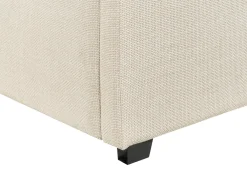 Letto contenitore Tessuto VAUCLUSE 180 x 200 cm Beige sabbia