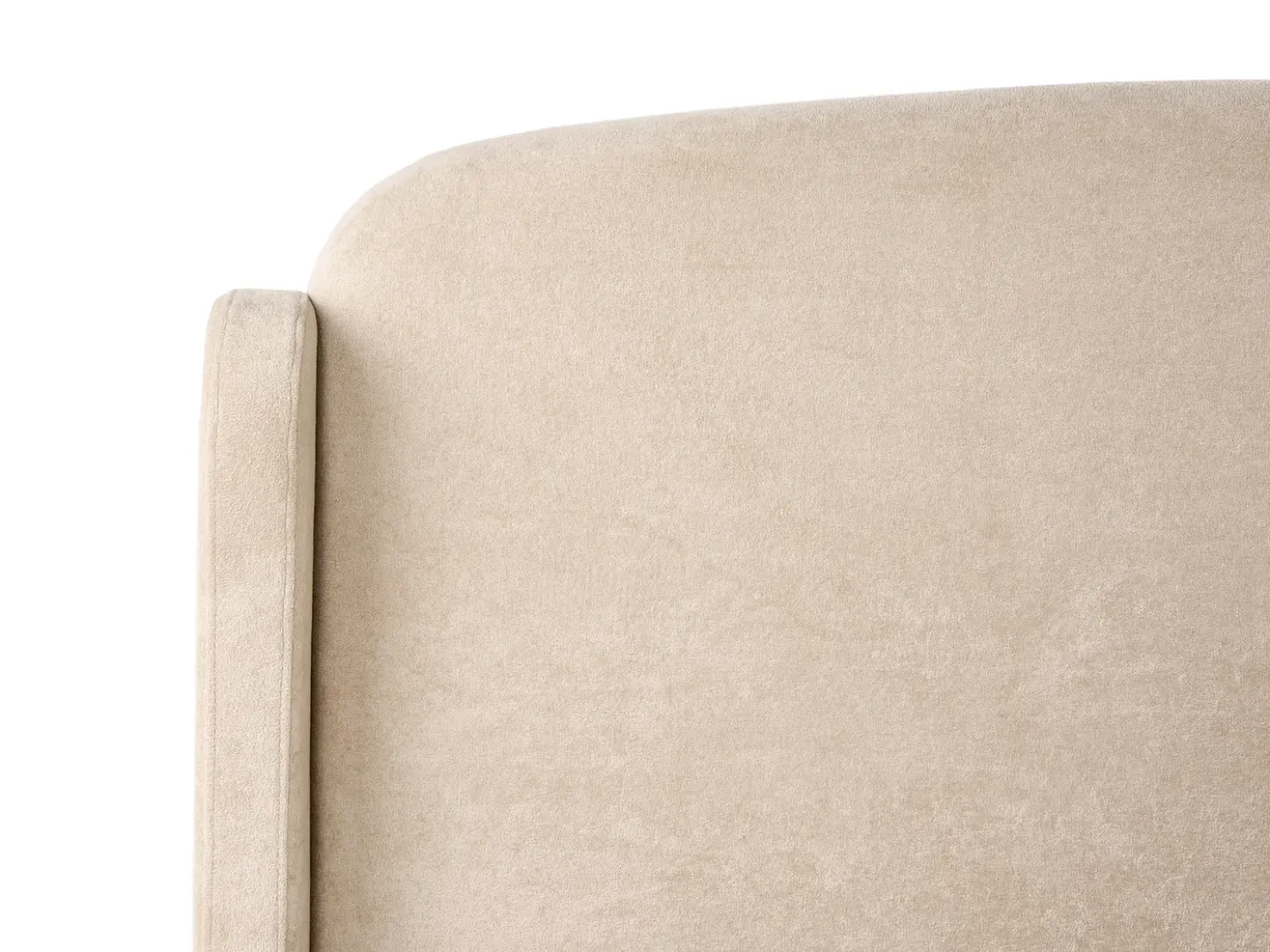 Letto contenitore Tessuto BERNAY 180 x 200 cm Tortora