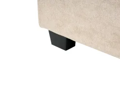 Letto contenitore Tessuto BERNAY 180 x 200 cm Tortora