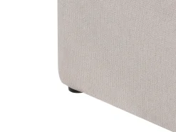 Letto contenitore Tessuto QUIBERON 180 x 200 cm Beige