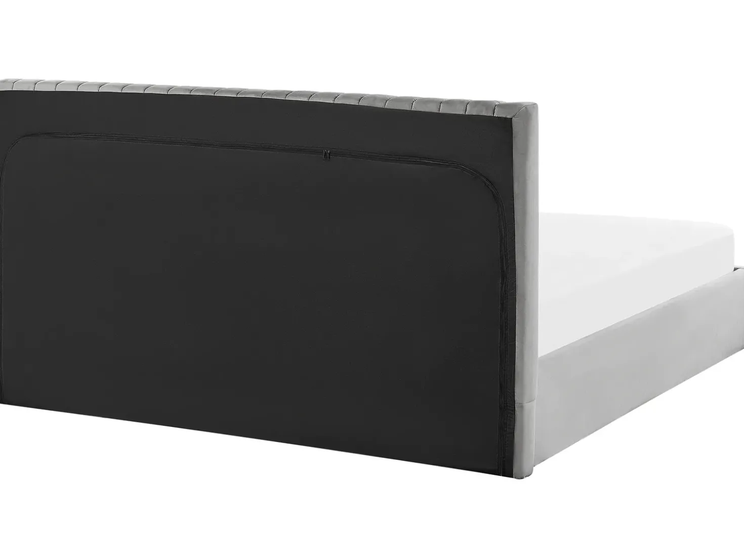 Letto contenitore Velluto VION 180 x 200 cm Grigio