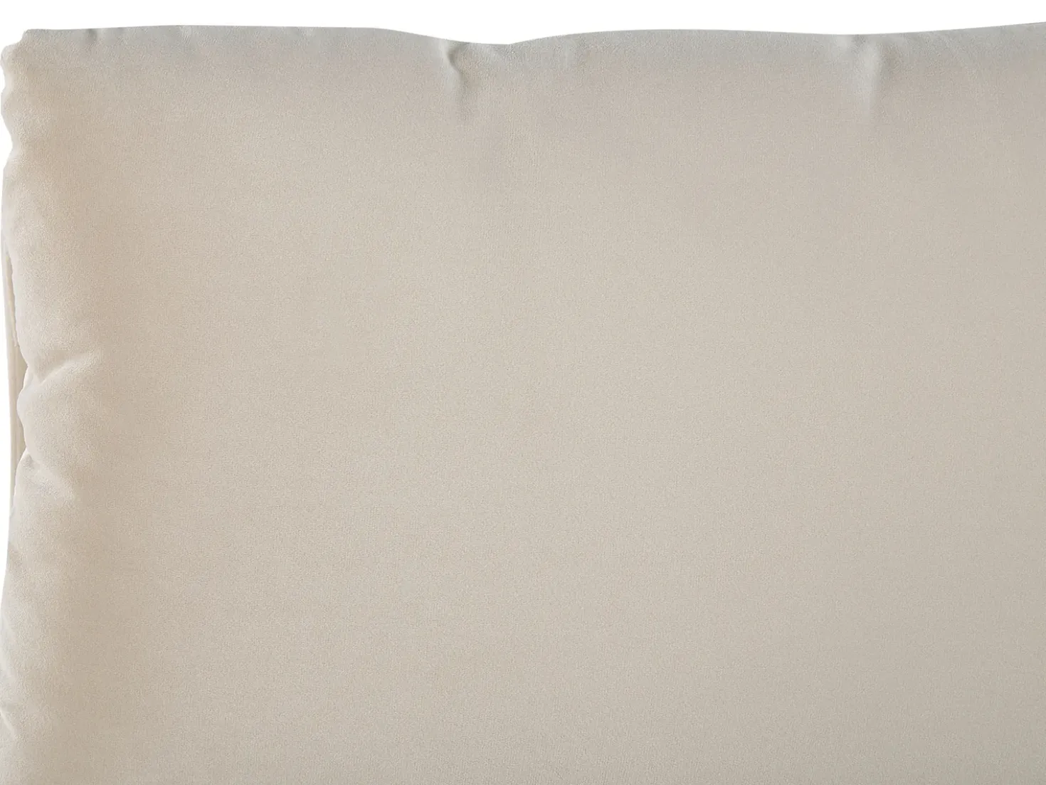 Letto contenitore Velluto BATILLY 180 x 200 cm Beige chiaro