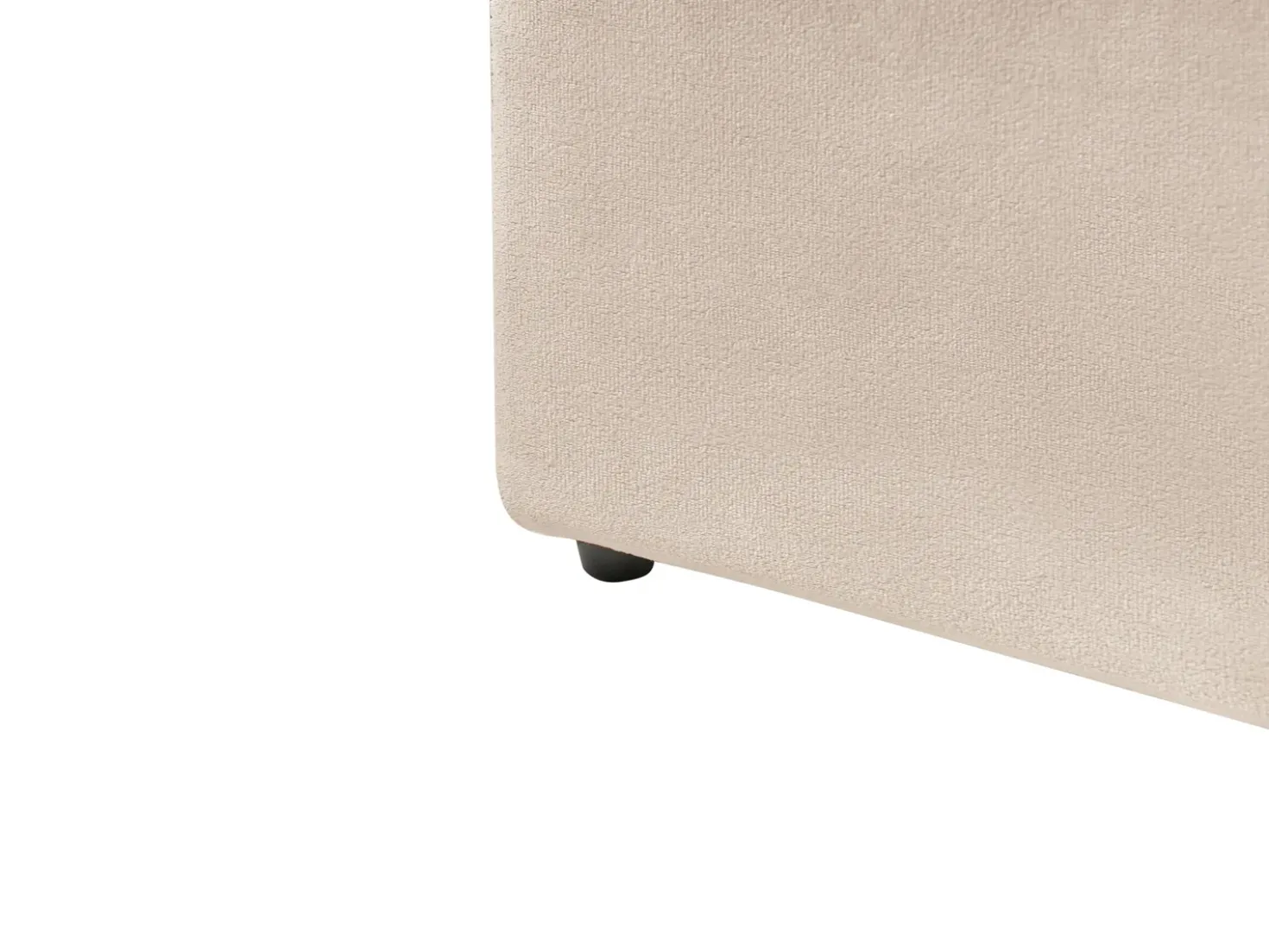 Letto contenitore Velluto DREUX 180 x 200 cm Tortora