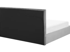 Letto contenitore Velluto LORIENT 180 x 200 cm Grigio chiaro
