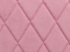 Letto contenitore Velluto ROCHEFORT 160 x 200 cm Rosa