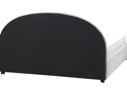 Letto contenitore Velluto VAUCLUSE 180 x 200 cm Grigio chiaro