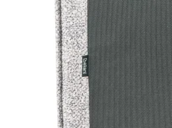Letto contenitore Velluto elasticizzato MOISSAC 180 x 200 cm Nero/Bianco