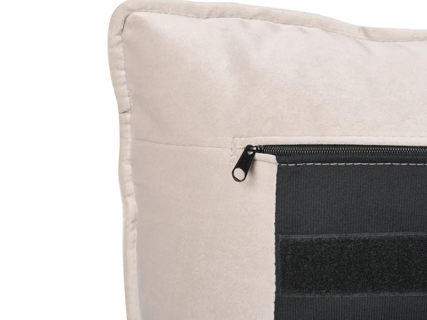 Letto contenitore Velluto BAJONNA 180 x 200 cm Beige