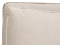 Letto contenitore Velluto BAJONNA 180 x 200 cm Beige