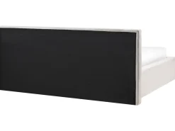 Letto contenitore Velluto a coste LILLEBONNE 180 x 200 cm Beige chiaro