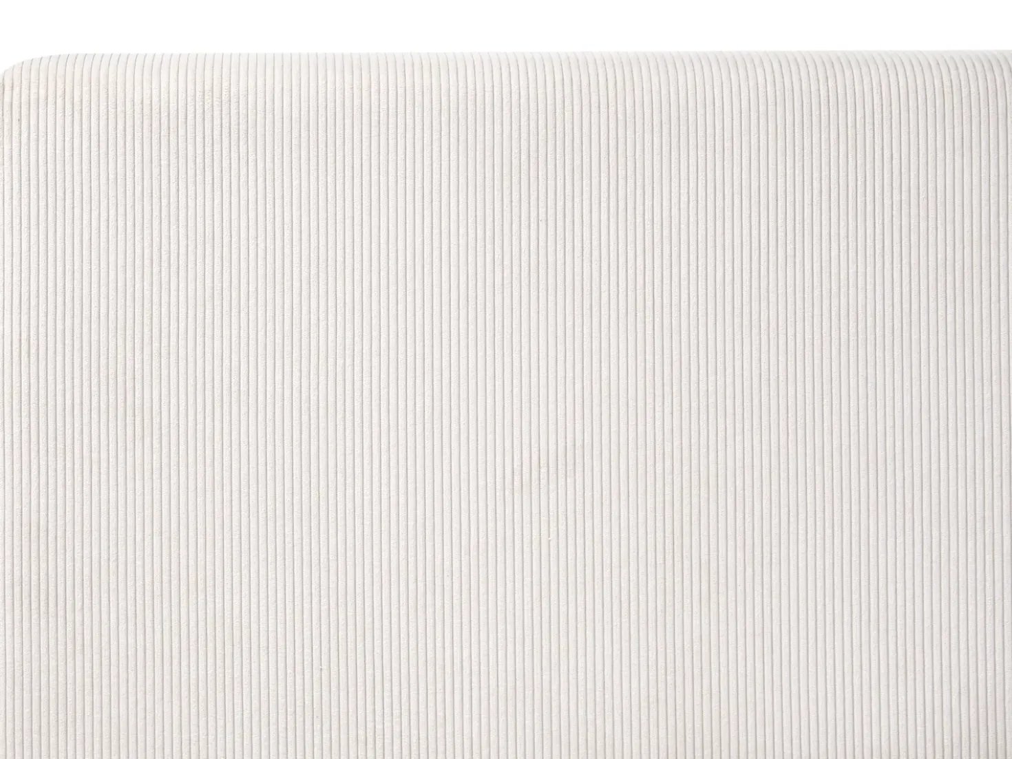Letto contenitore Velluto a coste LILLEBONNE 140 x 200 cm Beige chiaro