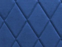 Letto contenitore Velluto ROCHEFORT 180 x 200 cm Blu marino