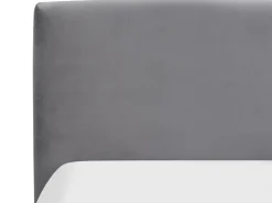 Letto contenitore Velluto BOUSSE 180 x 200 cm Grigio scuro