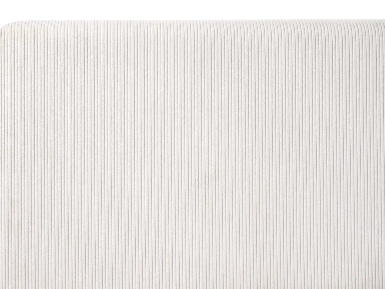Letto contenitore Velluto a coste LILLEBONNE 160 x 200 cm Beige chiaro