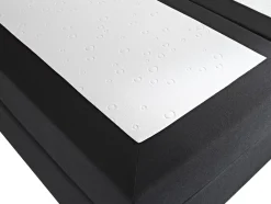 Letto Continentale Tessuto PRESIDENT 180 x 200 cm Nero