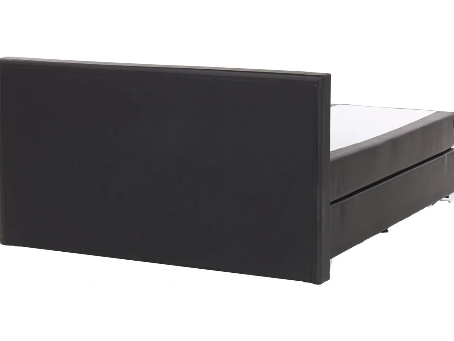 Letto Continentale Tessuto PRESIDENT 180 x 200 cm Nero