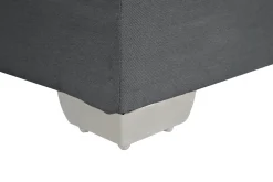Letto Continentale Tessuto ADMIRAL 180 x 200 cm Grigio scuro