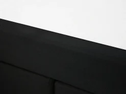 Letto Continentale Tessuto ADMIRAL 180 x 200 cm Nero