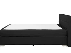 Letto Continentale Tessuto ADMIRAL 180 x 200 cm Nero