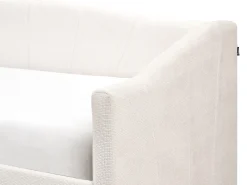 Letto da giorno con contenitore Tessuto VITTEL 90 x 200 cm Beige chiaro