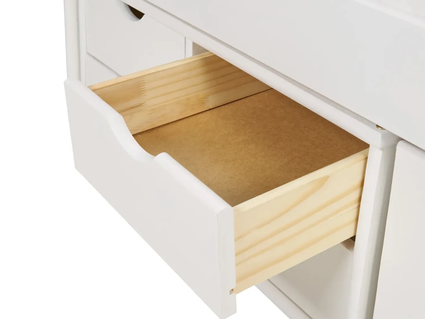 Letto da giorno con contenitore Legno di pino ROYVILLE 90 x 200 cm Bianco