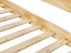 Letto da giorno con contenitore Legno di pino ROYVILLE 90 x 200 cm Marrone chiaro